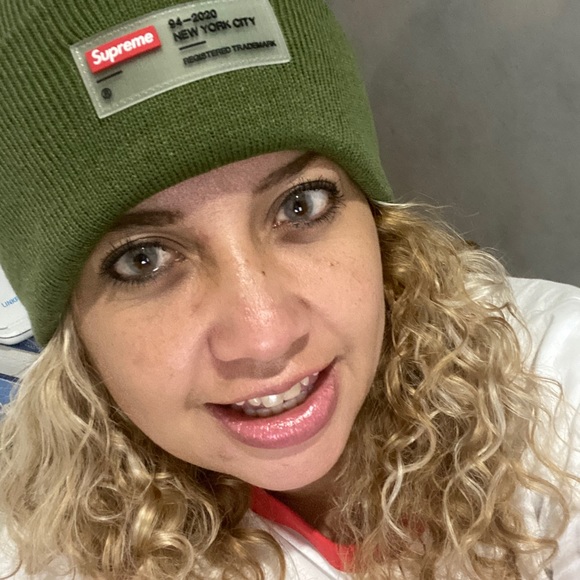 Supreme clear label beanie olive - Picture 3 of 3